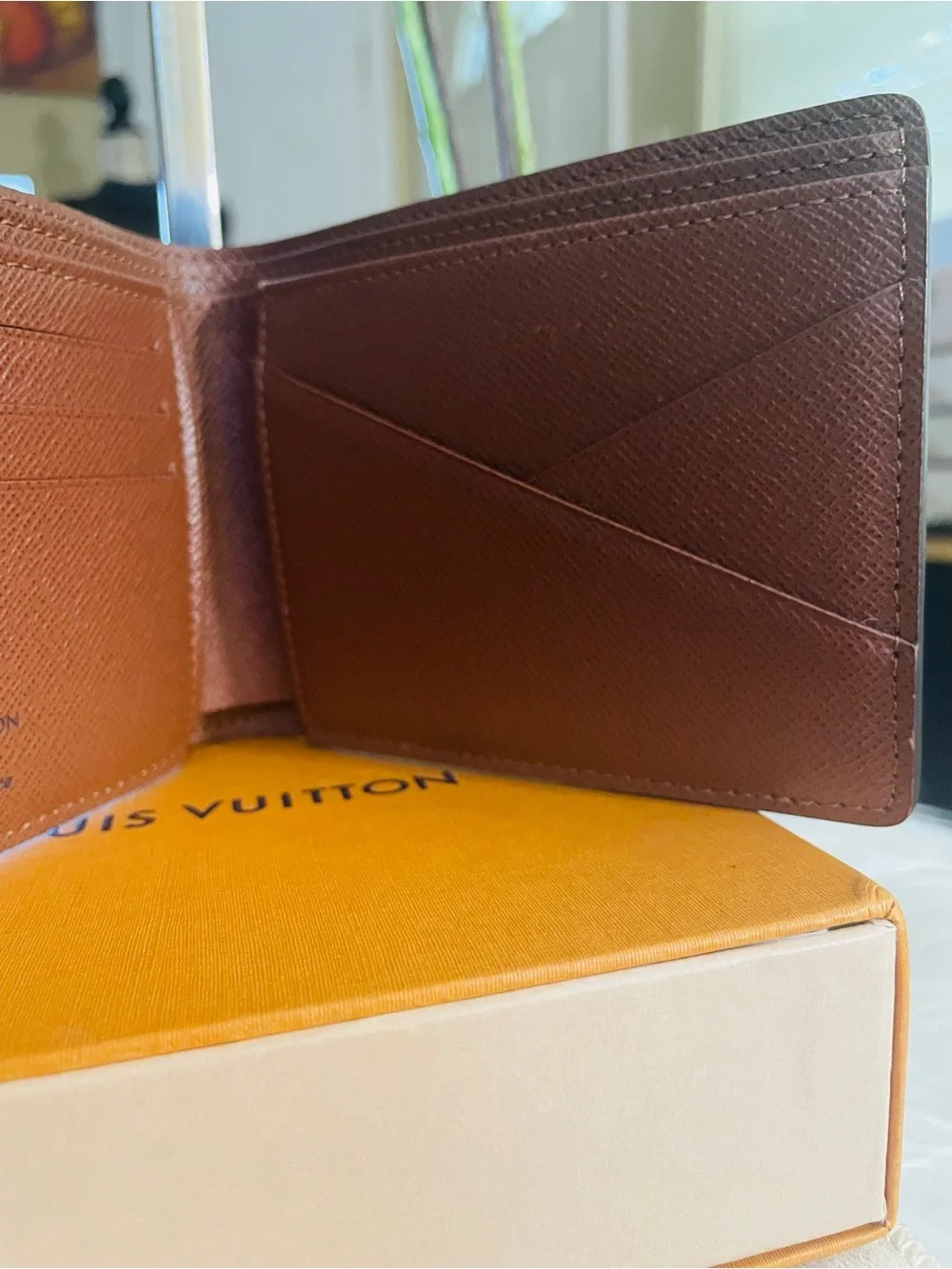 Louis Vuitton Monogram Canvas Wallet unisex